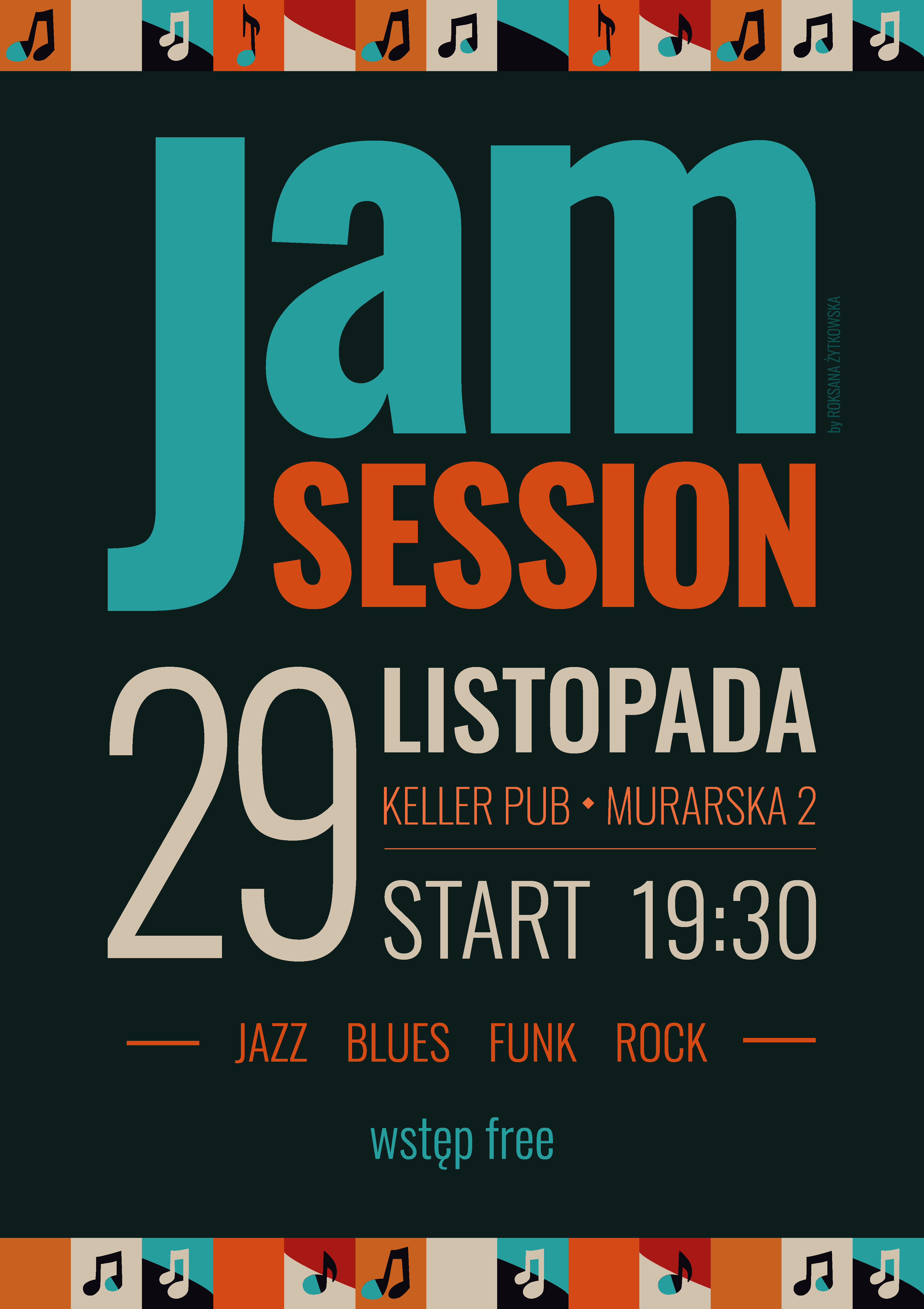 Poster for Keller Pub Jam Session event